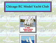 Tablet Screenshot of chicago-rc-model-yacht-club.org